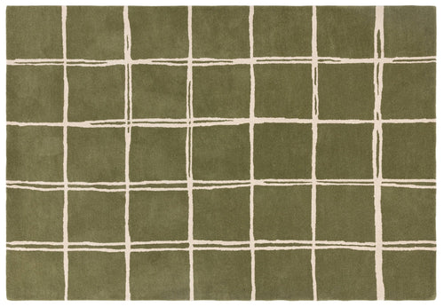 Tapis Albany Grid Olive