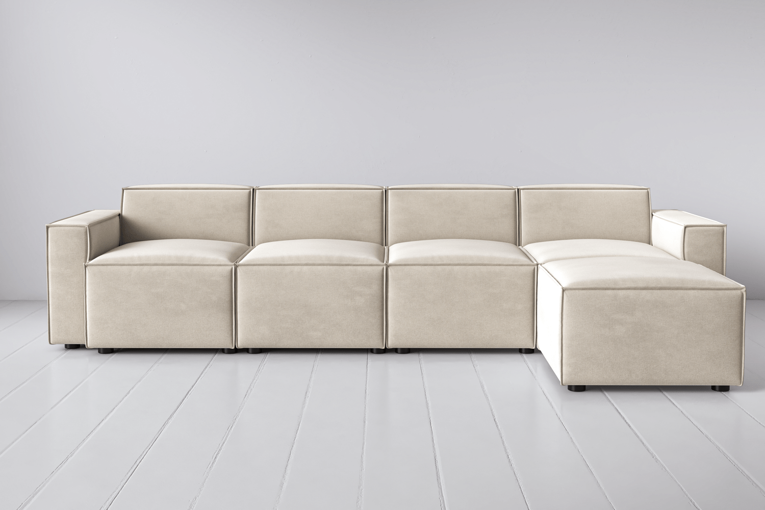 Canapé méridienne 4 places droit modèle 03