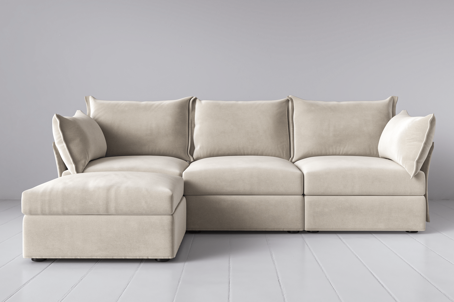 Canapé méridienne gauche 3 places modèle 06