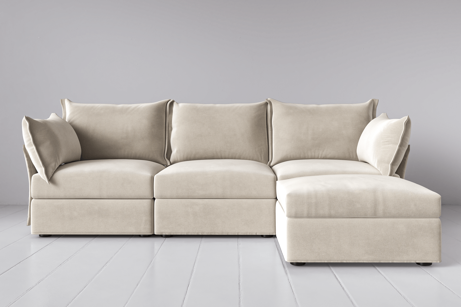 Canapé méridienne 3 places droit modèle 06