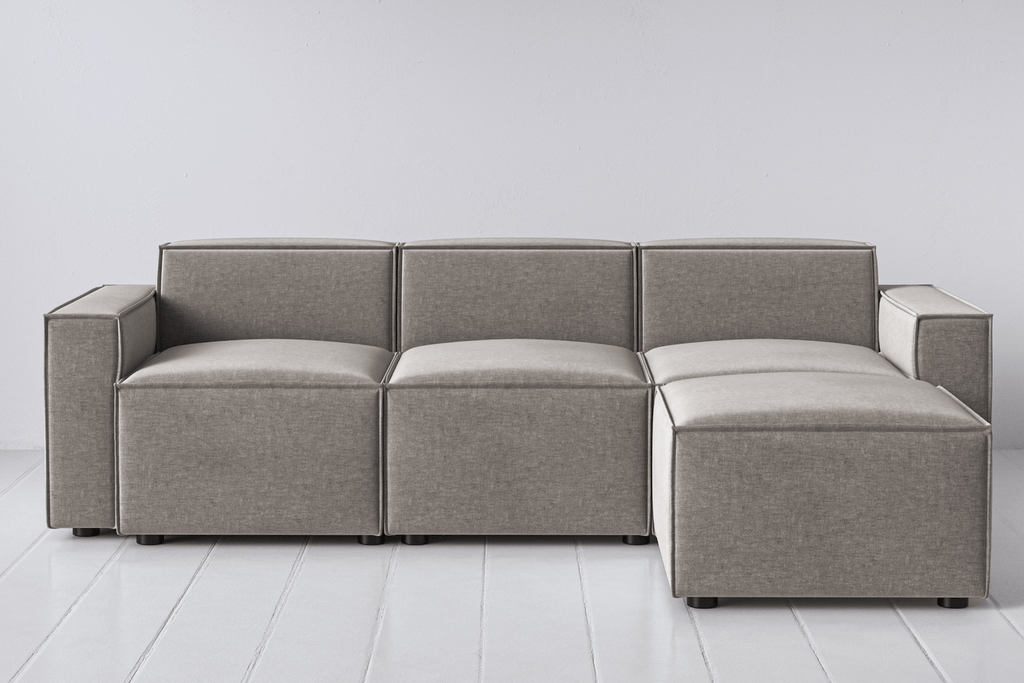 Canapé méridienne 3 places droit modèle 03