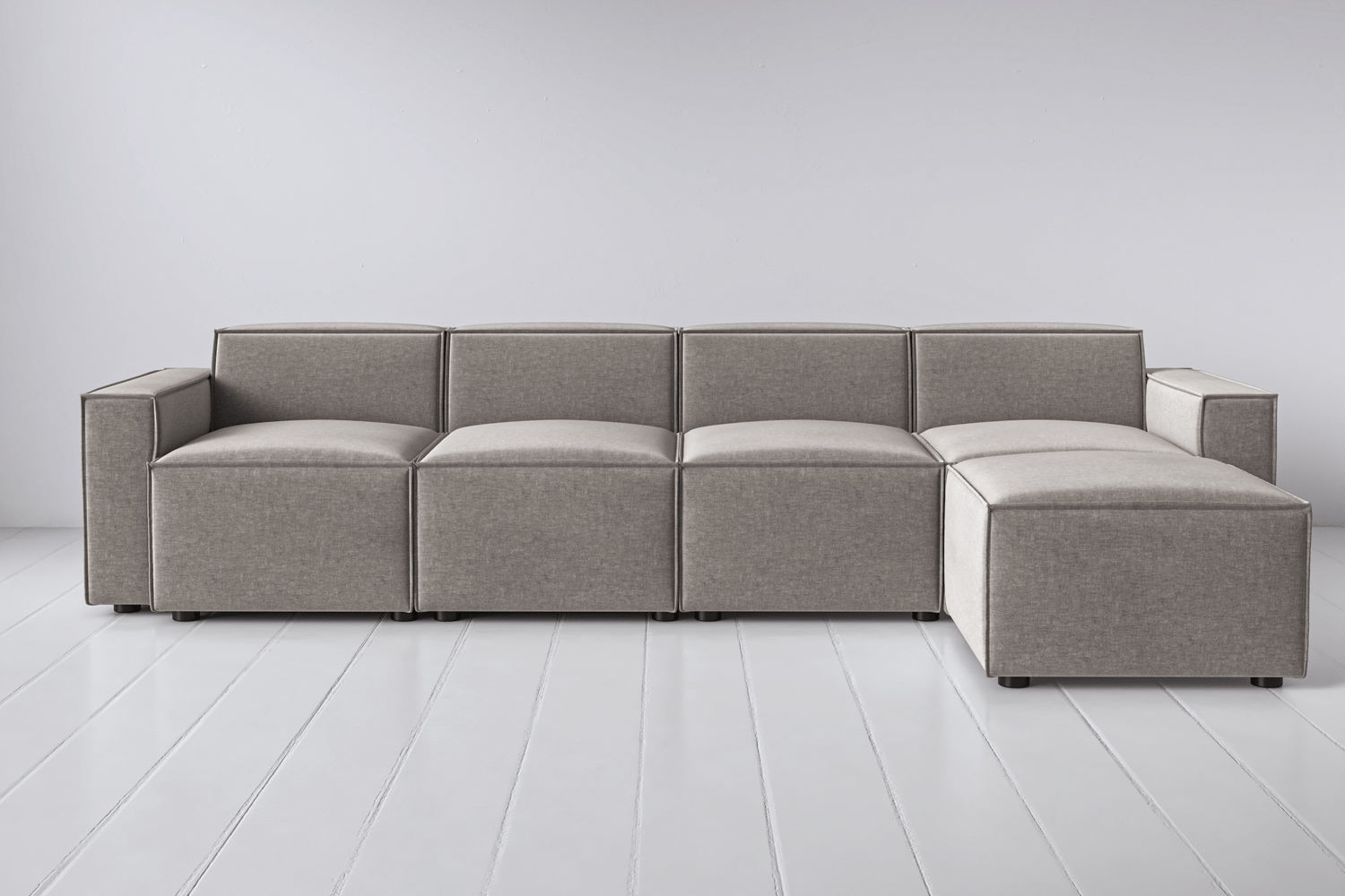 Canapé méridienne 4 places droit modèle 03