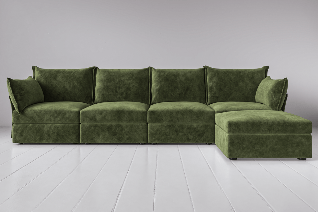 Canapé méridienne 4 places droit modèle 06