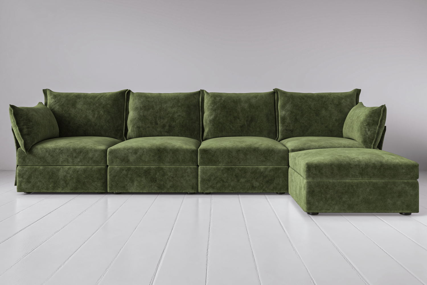 Canapé méridienne 4 places droit modèle 06