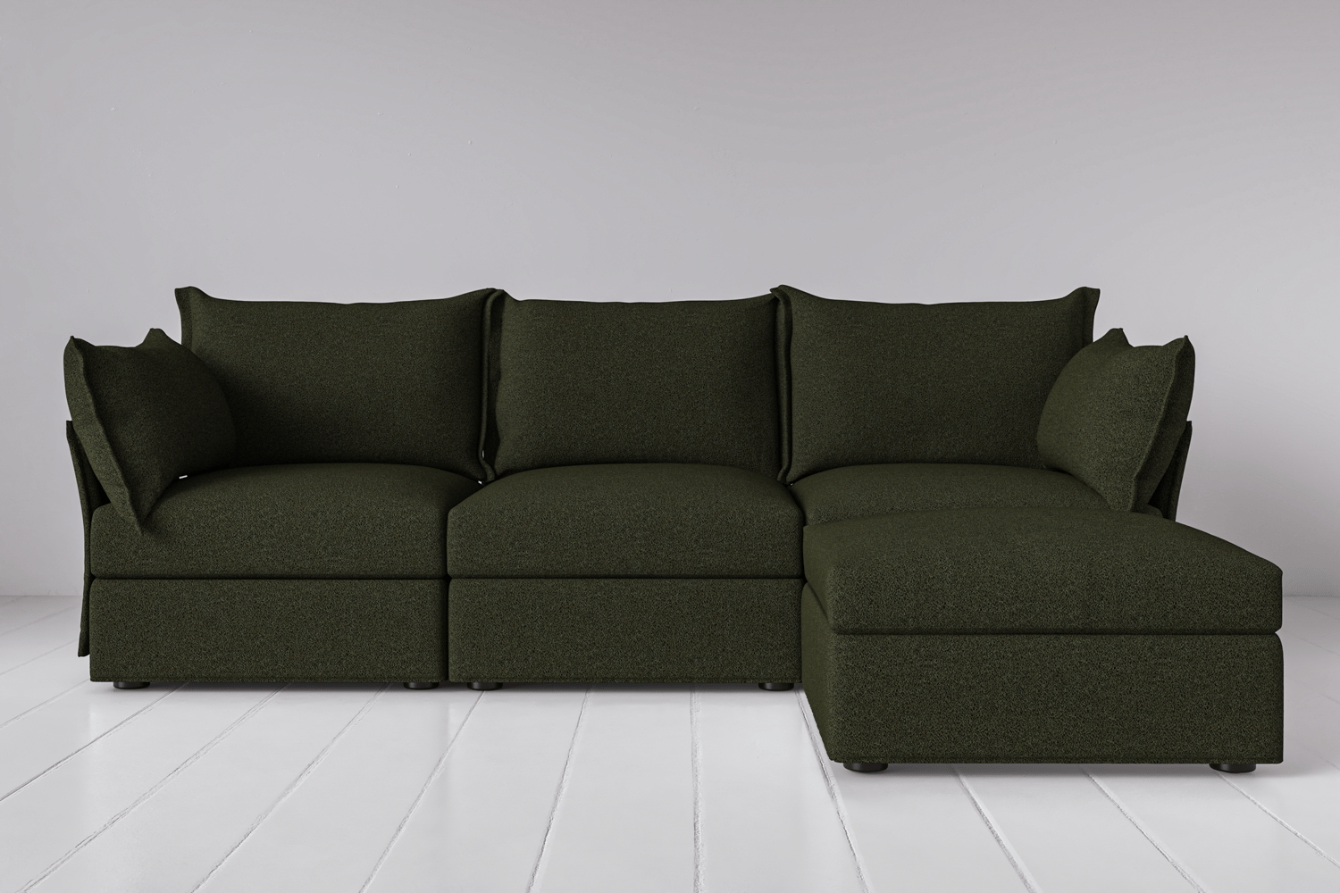 Canapé méridienne 3 places droit modèle 06