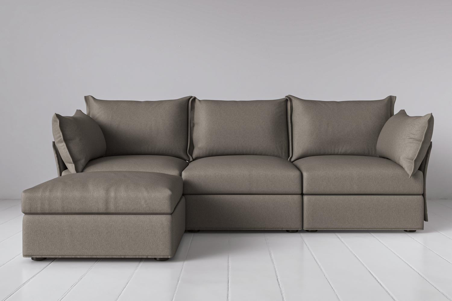 Canapé méridienne gauche 3 places modèle 06