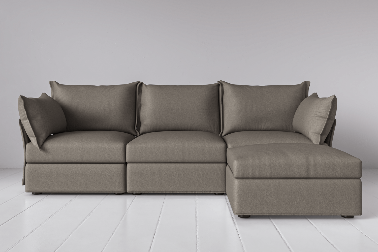 Canapé méridienne 3 places droit modèle 06