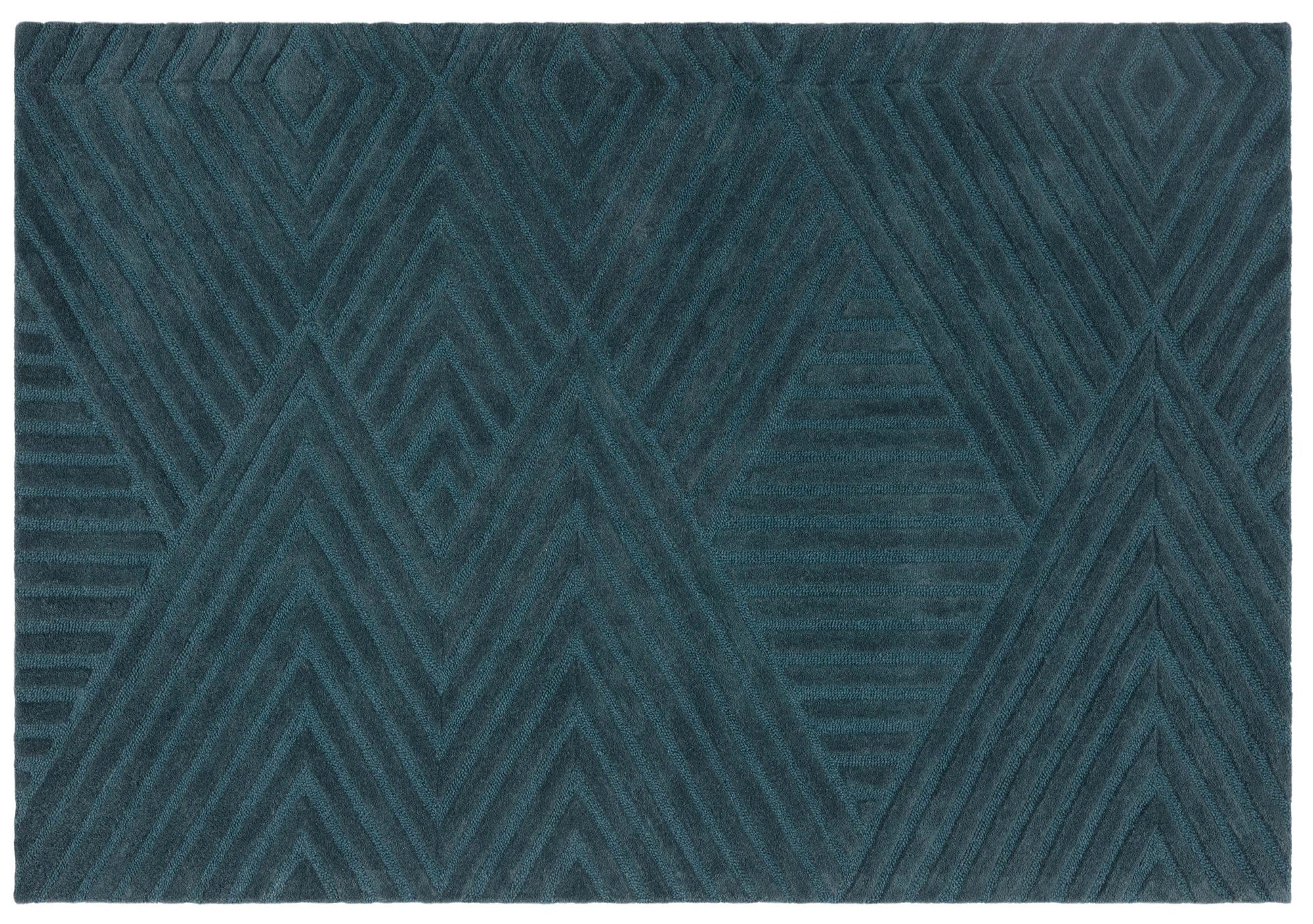 Tapis bleu sarcelle de Hague