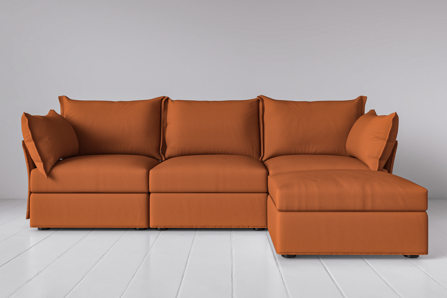 Canapé méridienne 3 places droit modèle 06