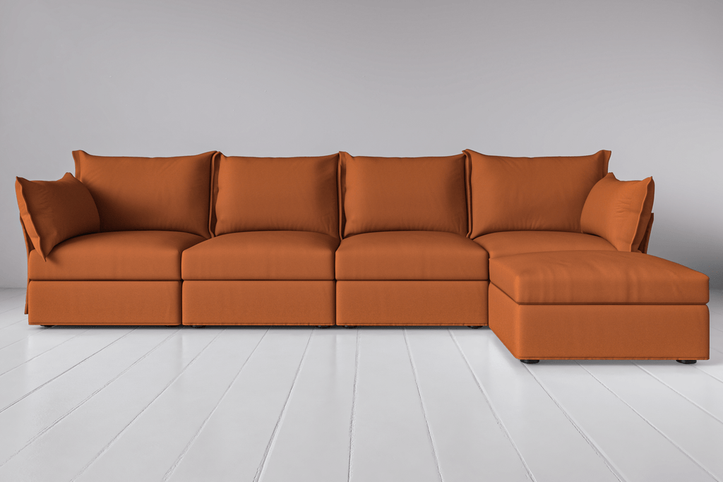 Canapé méridienne 4 places droit modèle 06