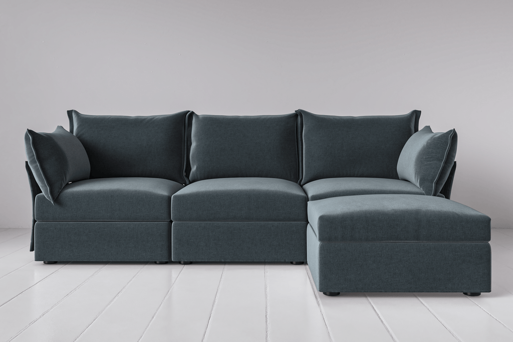 Canapé méridienne 3 places droit modèle 06