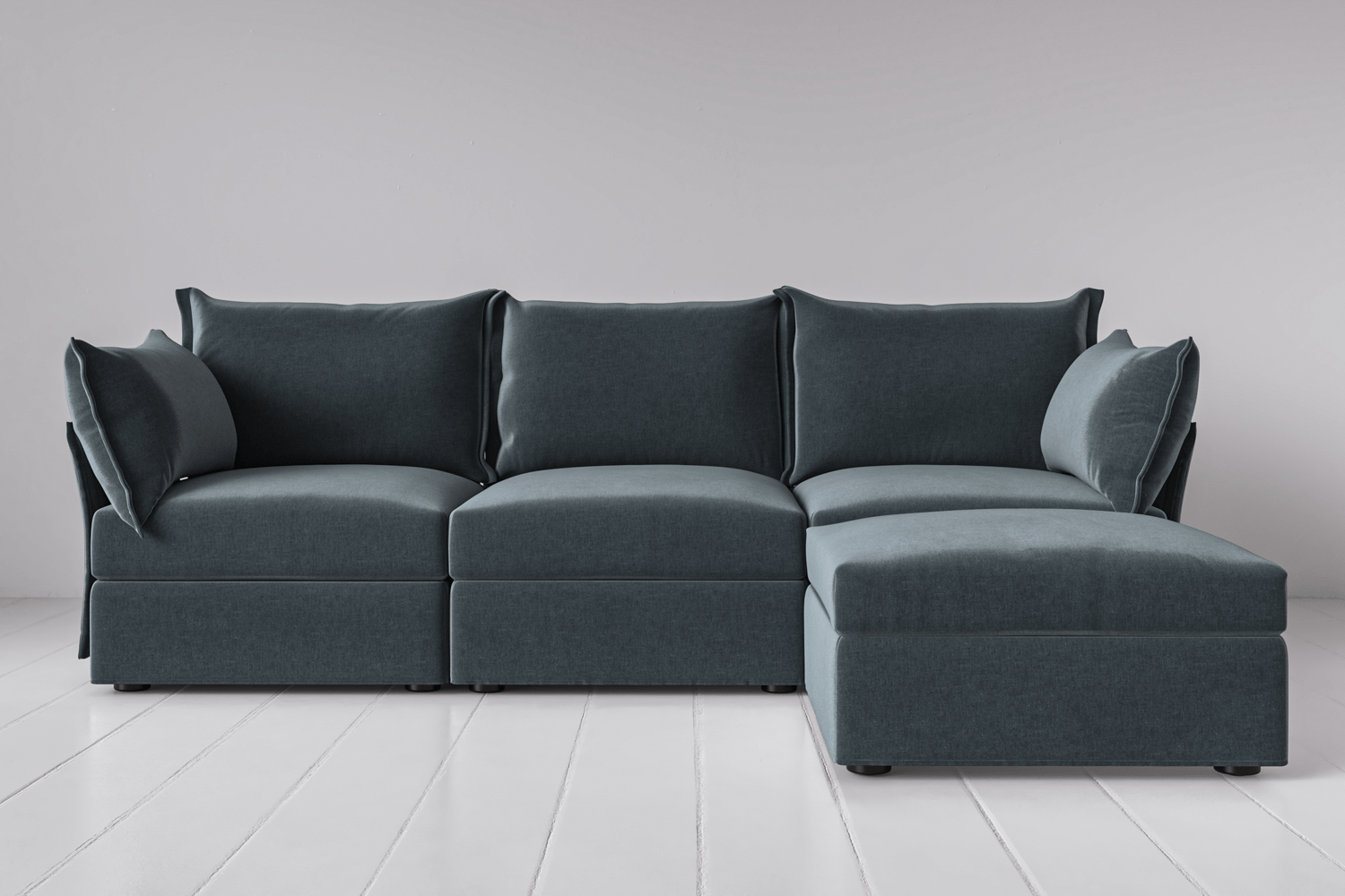 Canapé méridienne 3 places droit modèle 06