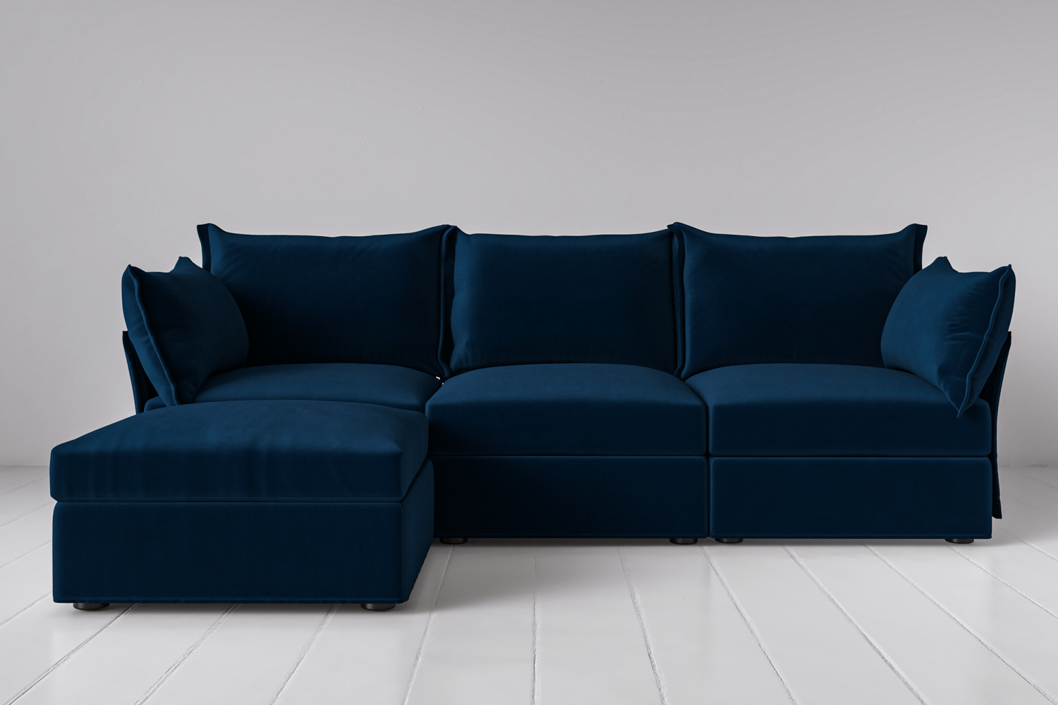 Canapé méridienne gauche 3 places modèle 06