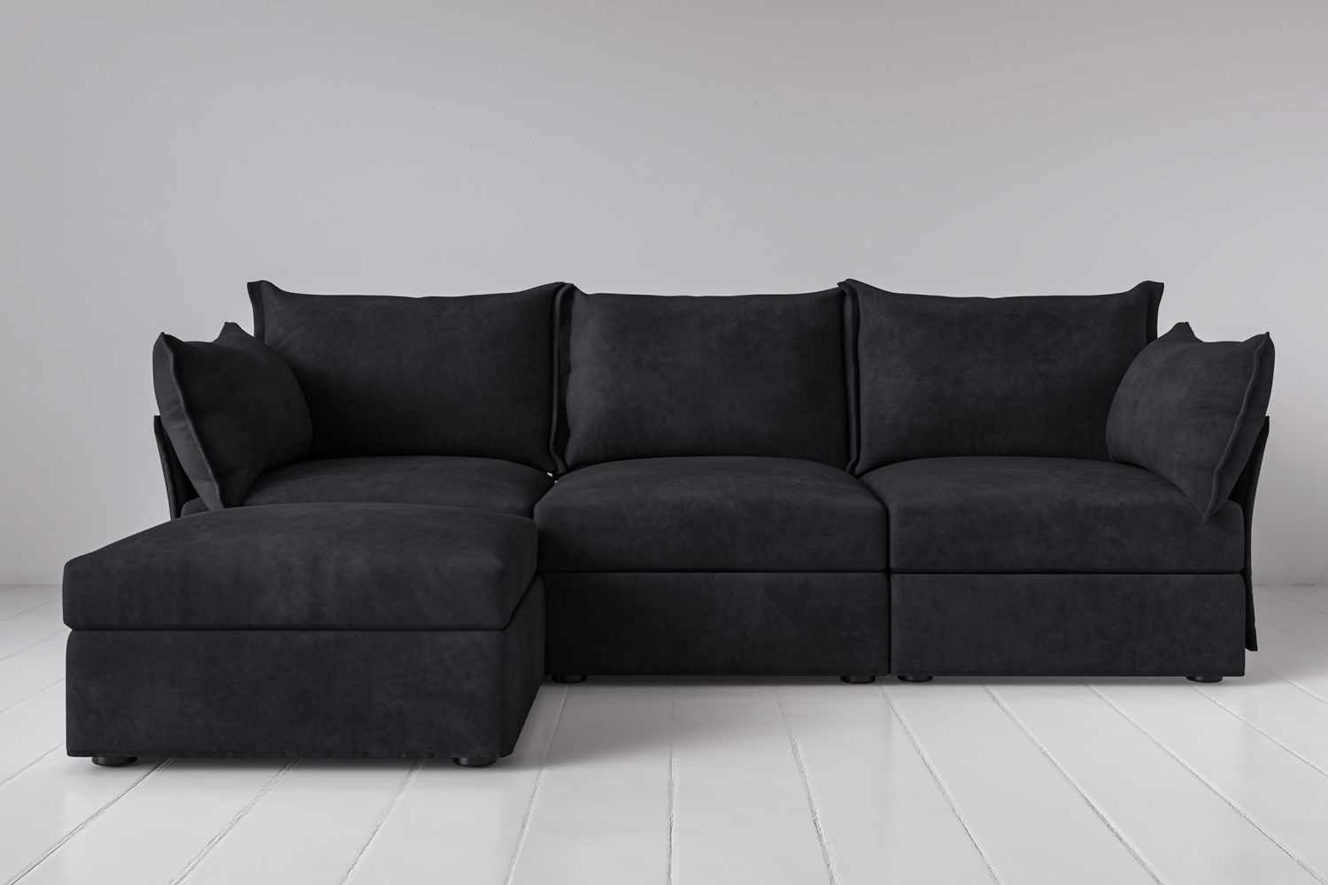 Canapé méridienne gauche 3 places modèle 06