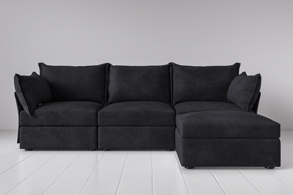 Canapé méridienne 3 places droit modèle 06