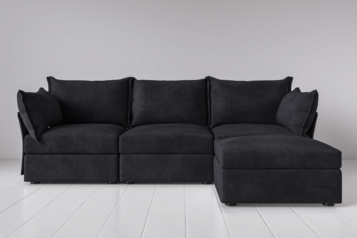 Canapé méridienne 3 places droit modèle 06