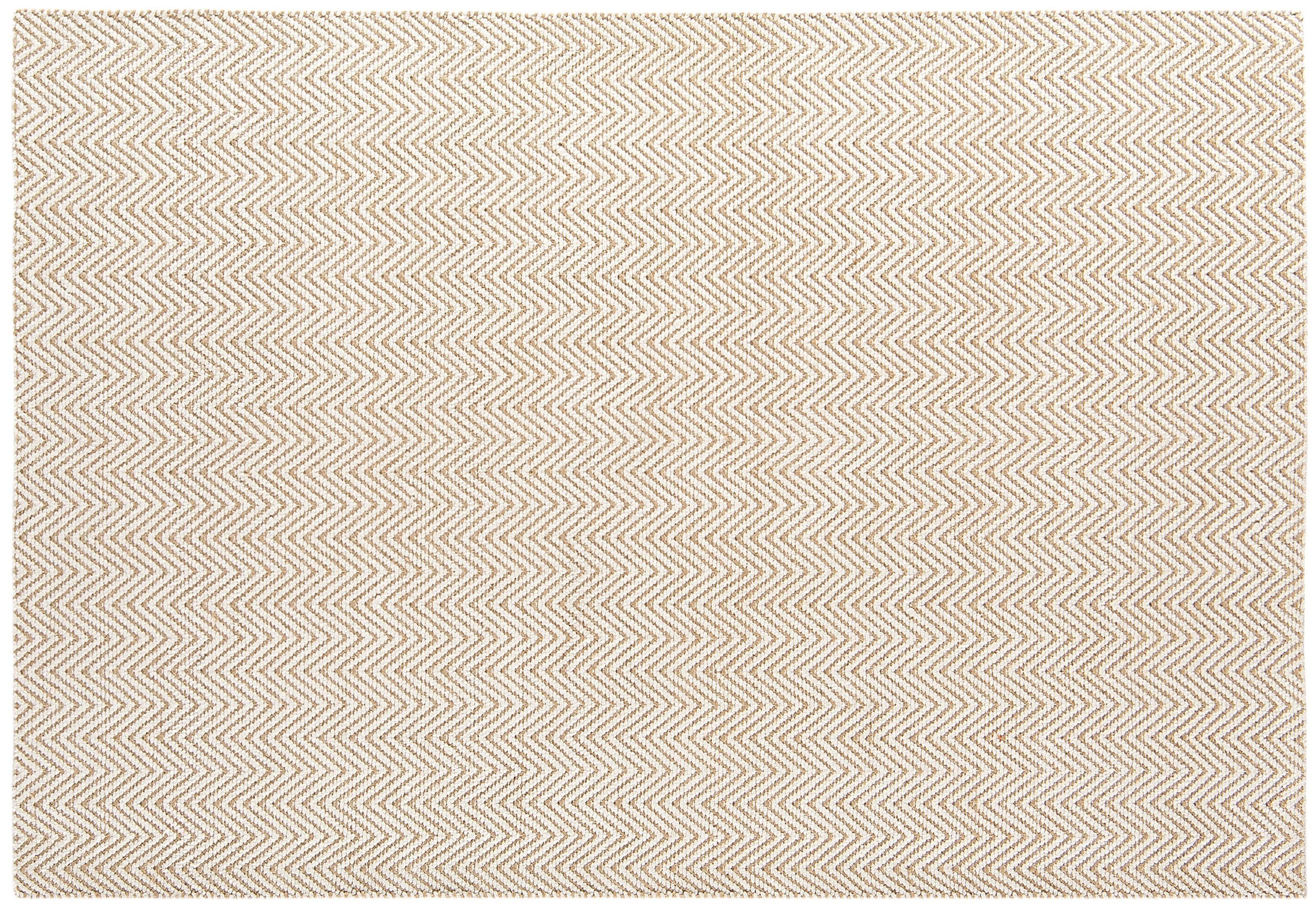 Tapis Ives en jute naturel tissé à plat