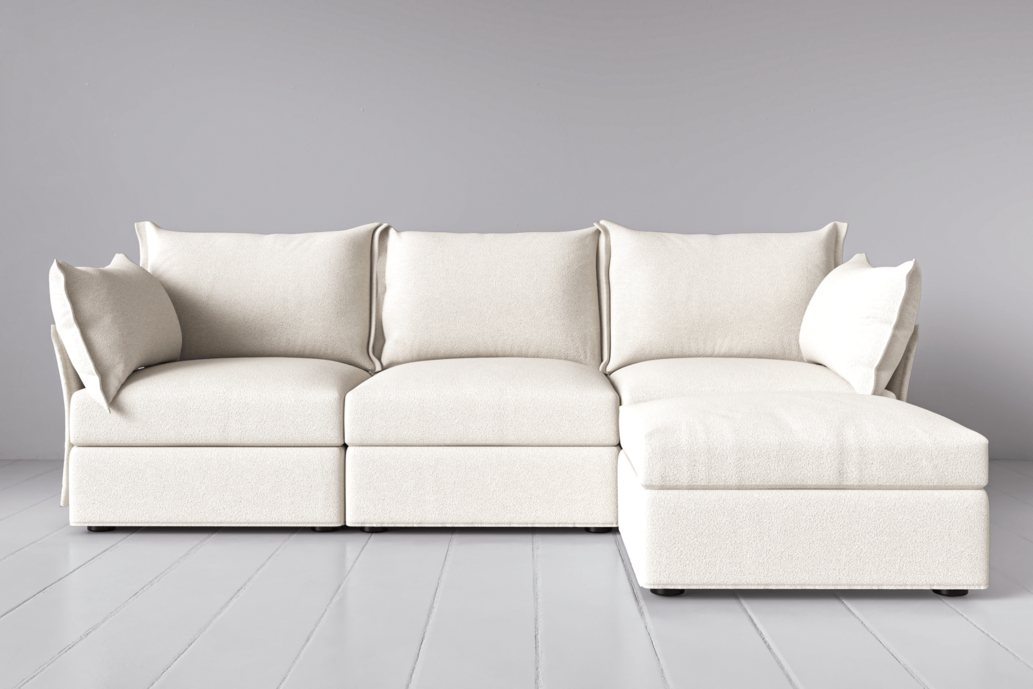 Canapé méridienne 3 places droit modèle 06