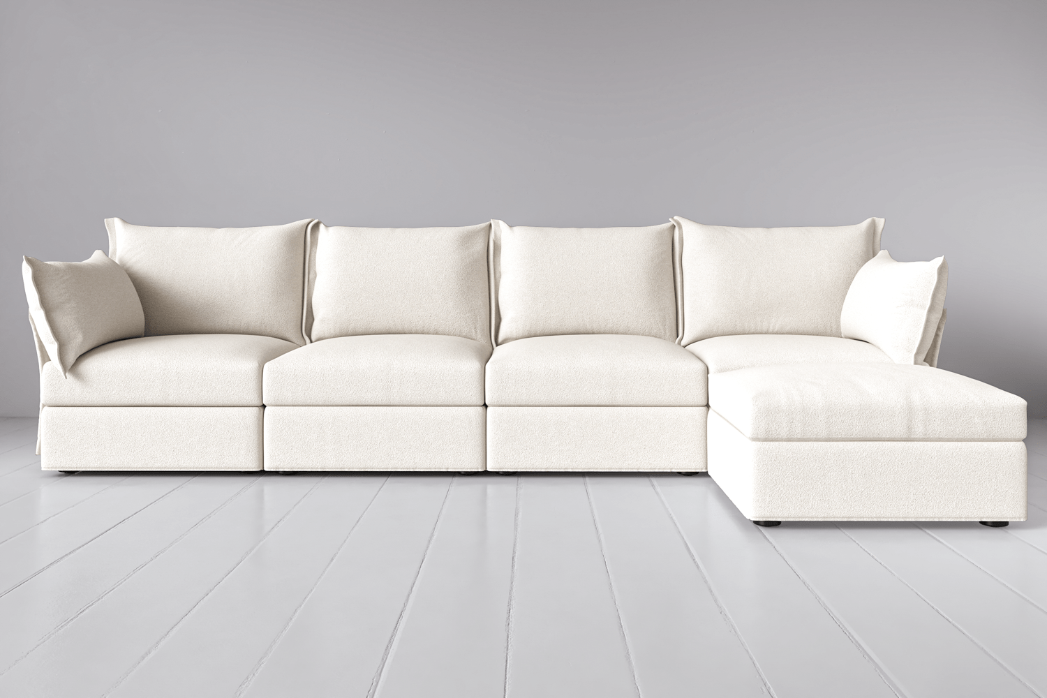 Canapé méridienne 4 places droit modèle 06