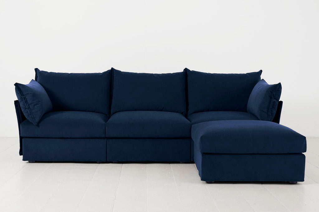 Canapé méridienne 3 places droit modèle 06