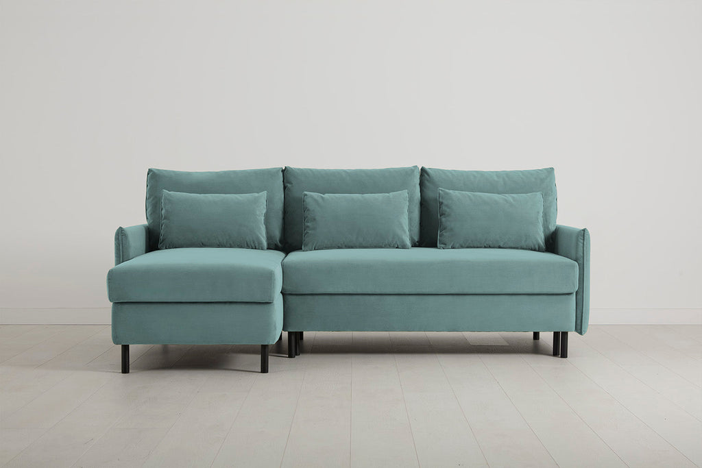 Canapé-lit 3 places gauche modèle 12 avec rangement