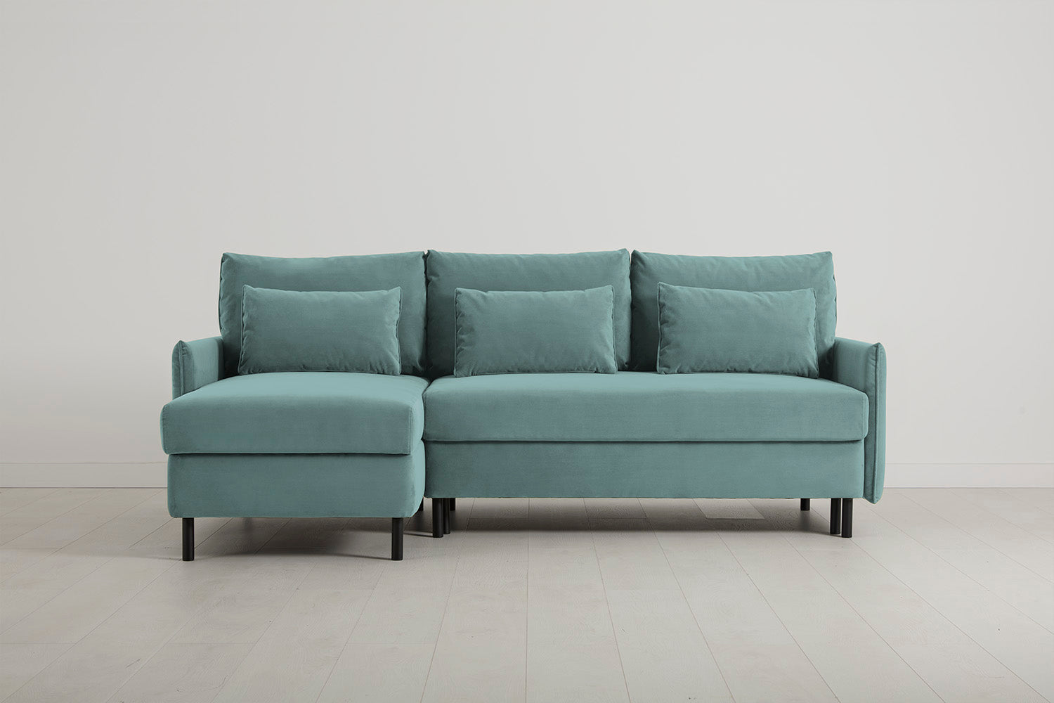 Canapé-lit 3 places gauche modèle 12 avec rangement