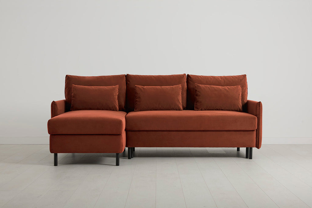 Canapé-lit 3 places gauche modèle 12 avec rangement