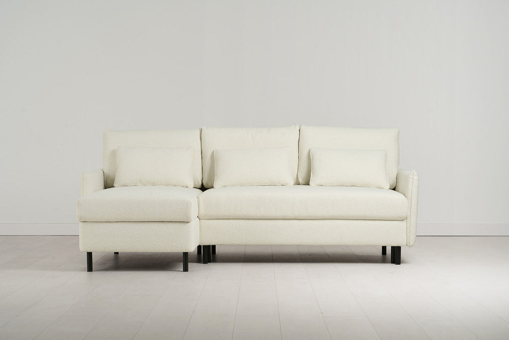 Canapé-lit 3 places gauche modèle 12 avec rangement