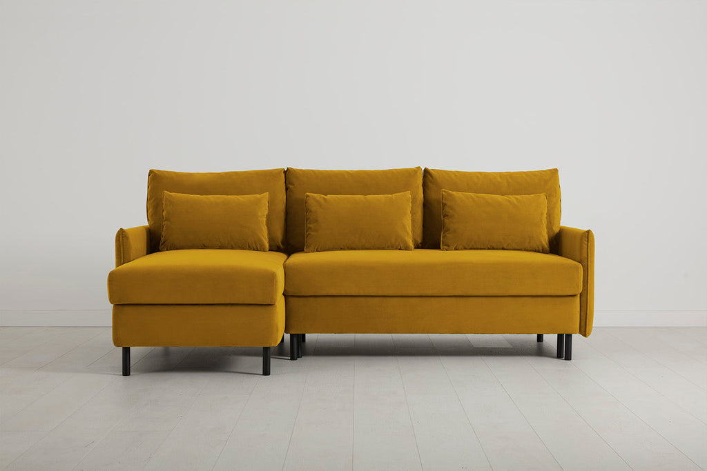 Canapé-lit 3 places gauche modèle 12 avec rangement