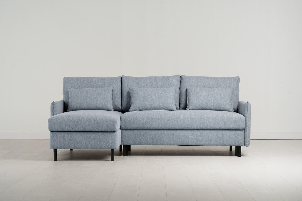 Canapé-lit 3 places gauche modèle 12 avec rangement