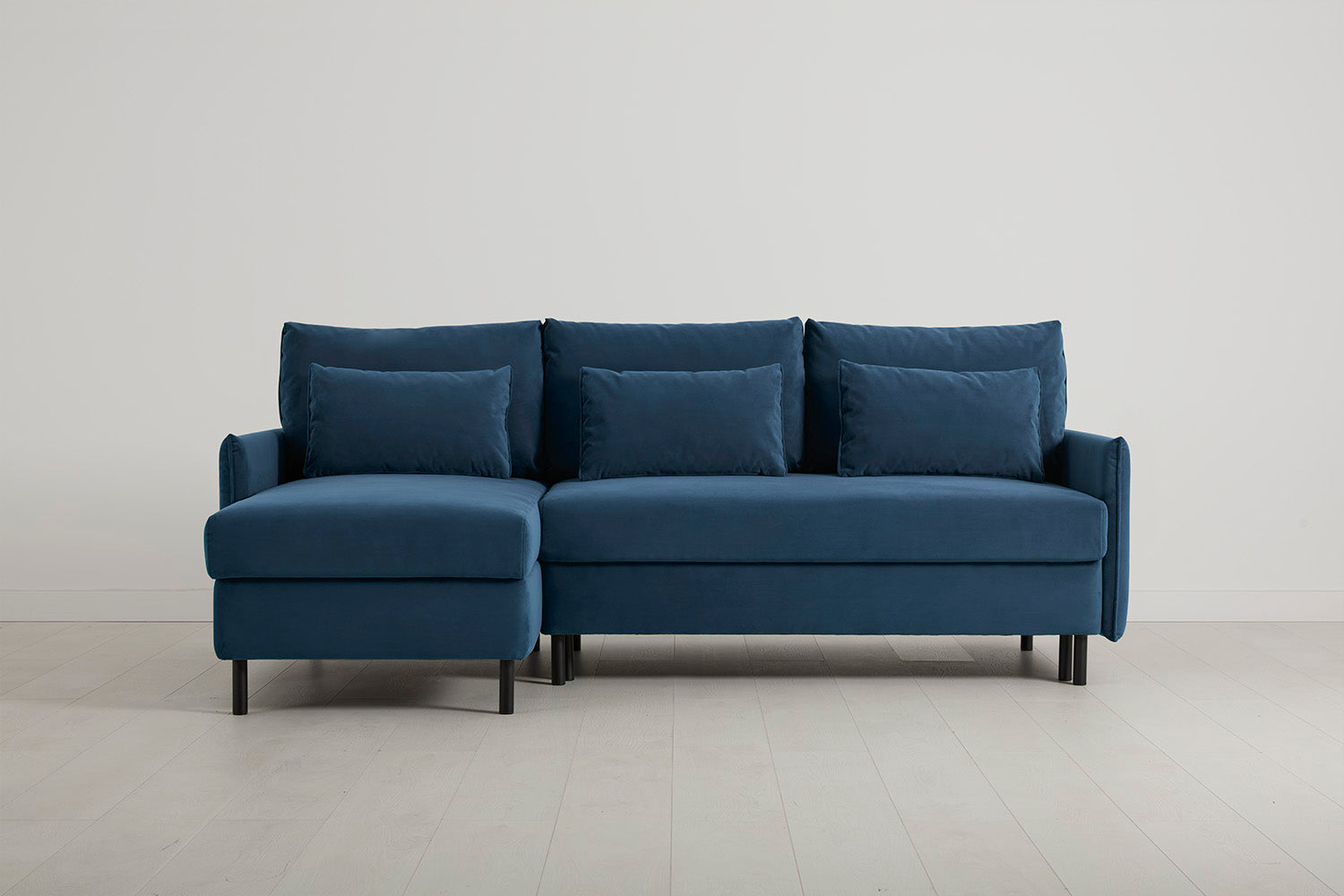 Canapé-lit 3 places gauche modèle 12 avec rangement