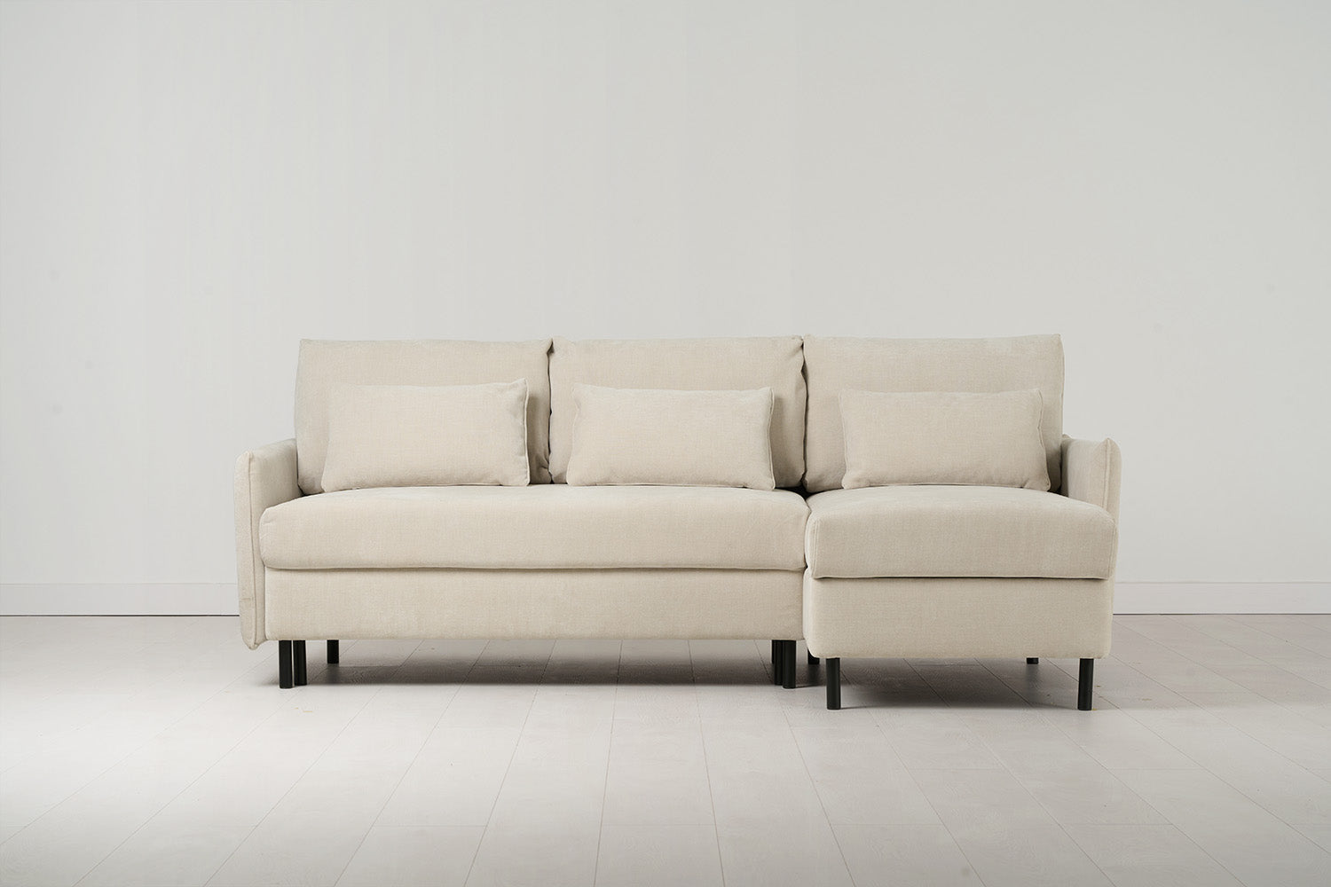 Canapé-lit 3 places droit modèle 12 avec rangement