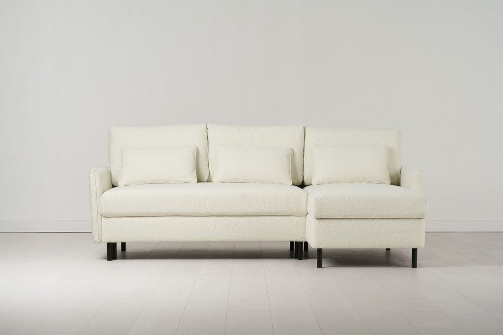 Canapé-lit 3 places droit modèle 12 avec rangement