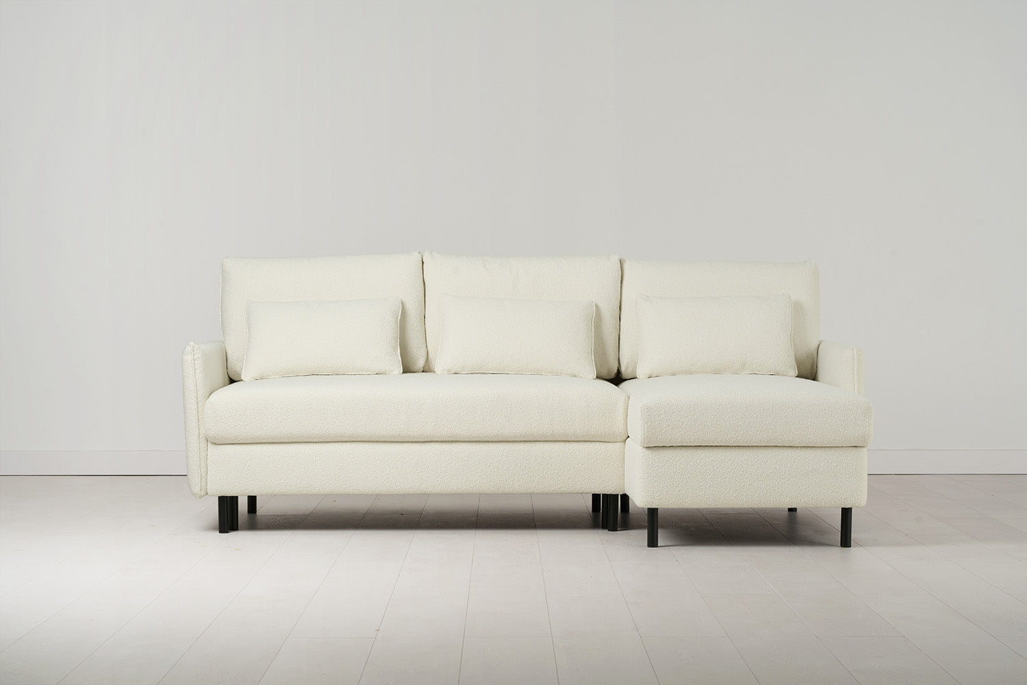 Canapé-lit 3 places droit modèle 12 avec rangement