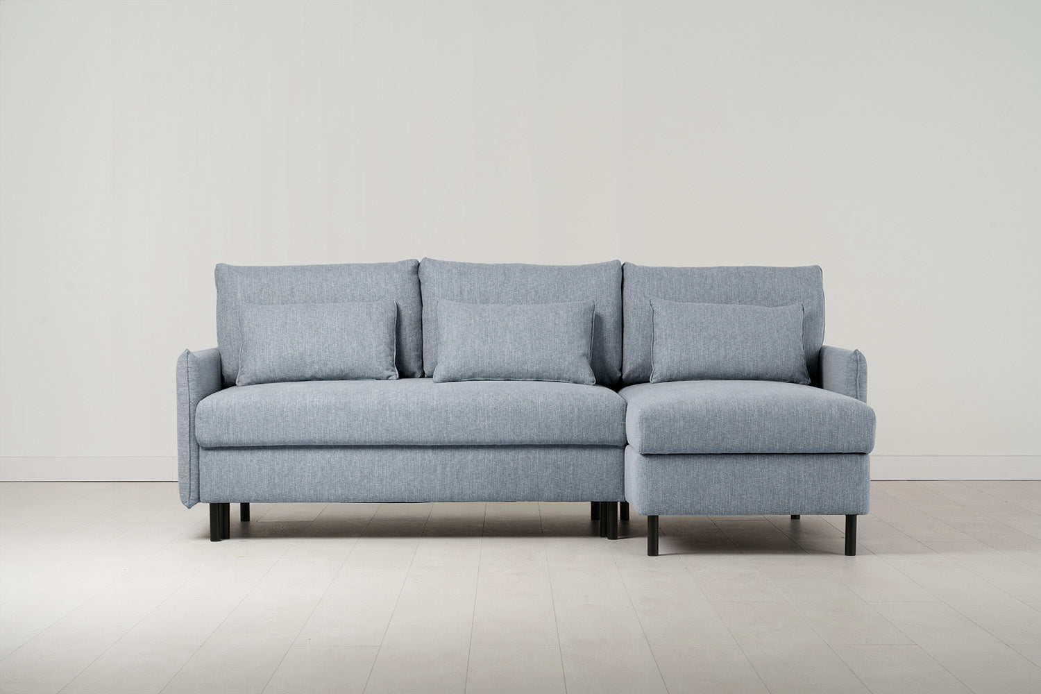 Canapé-lit 3 places droit modèle 12 avec rangement