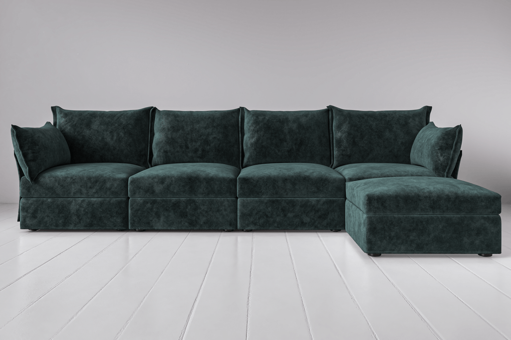 Canapé méridienne 4 places droit modèle 06