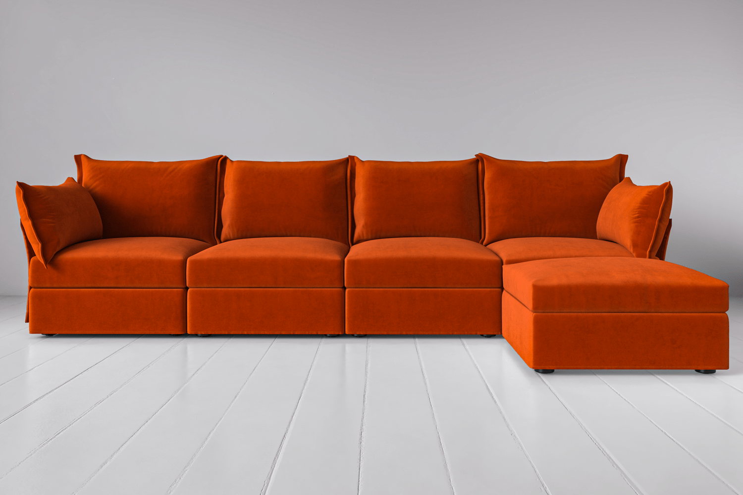 Canapé méridienne 4 places droit modèle 06