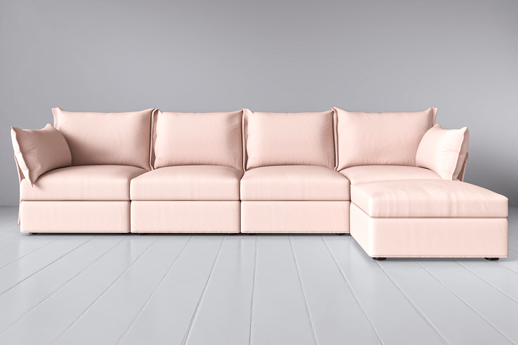 Canapé méridienne 4 places droit modèle 06