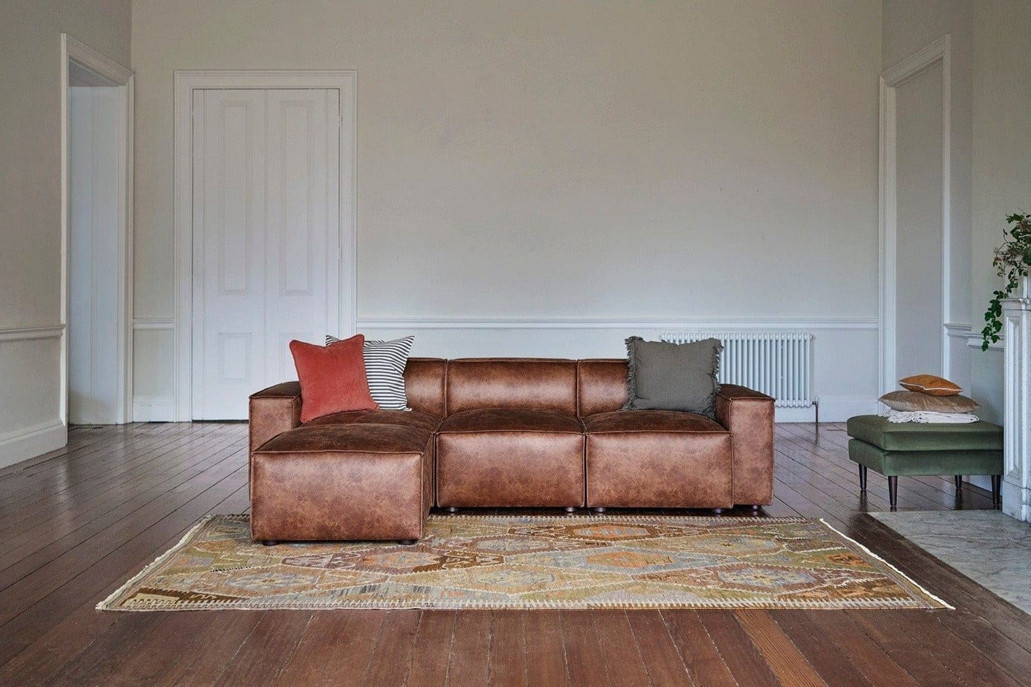 Canapé méridienne gauche 3 places modèle 03