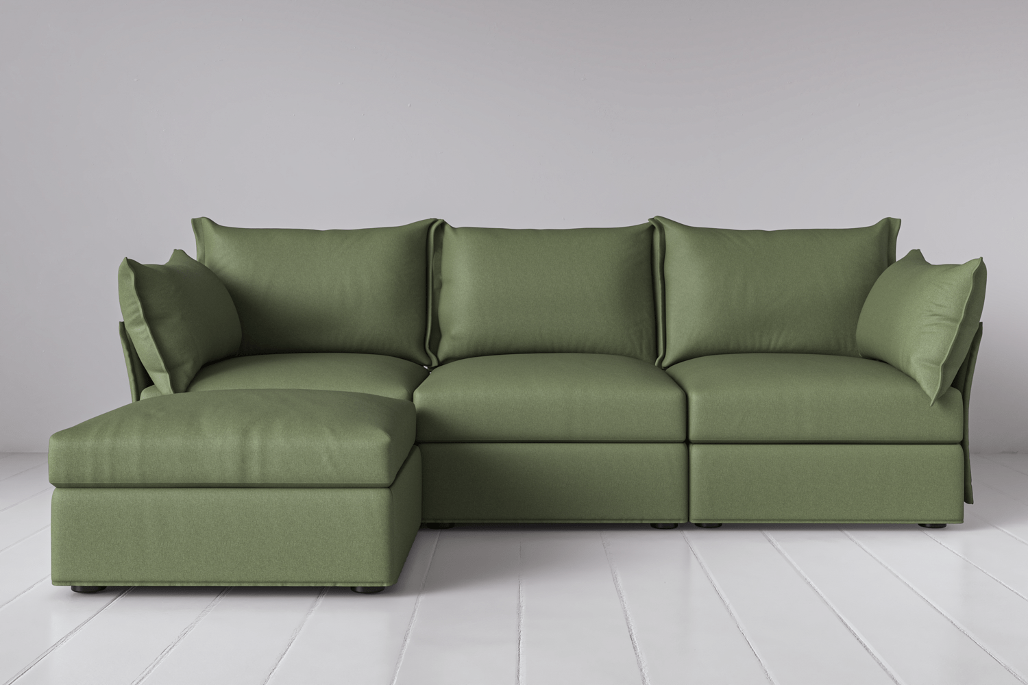 Canapé méridienne gauche 3 places modèle 06