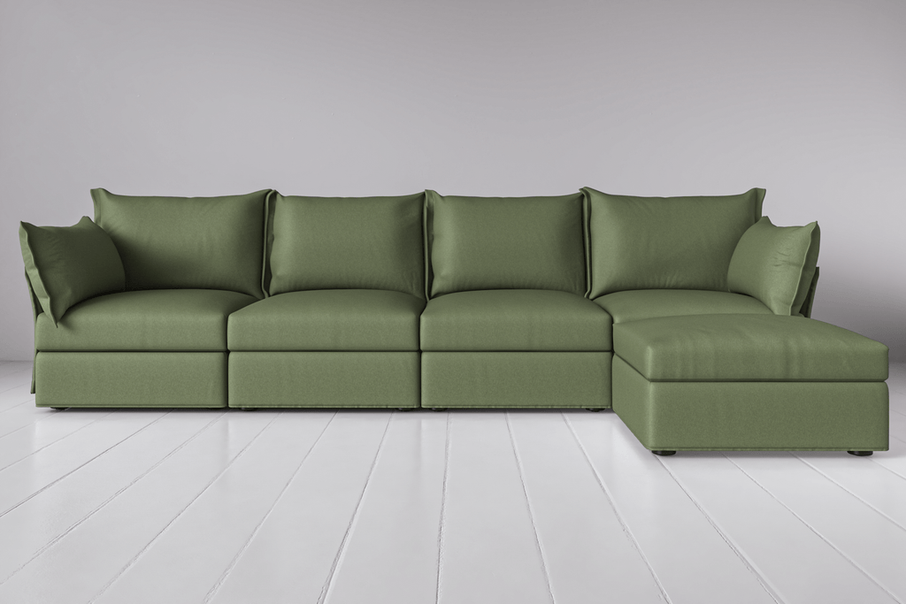 Canapé méridienne 4 places droit modèle 06
