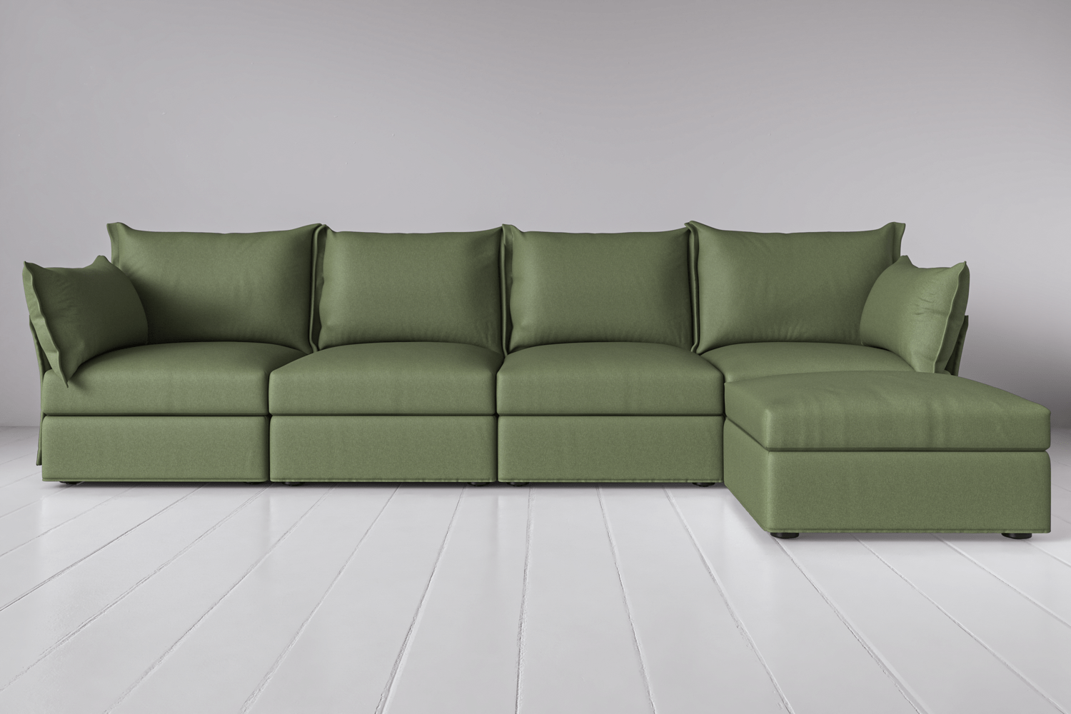 Canapé méridienne 4 places droit modèle 06