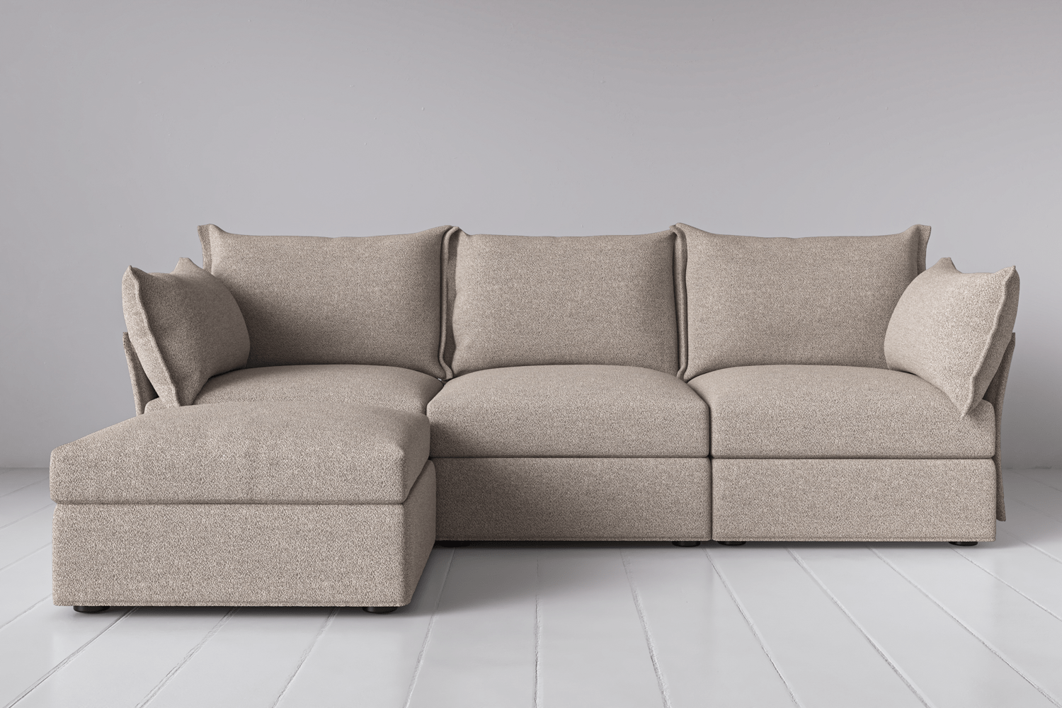 Canapé méridienne gauche 3 places modèle 06