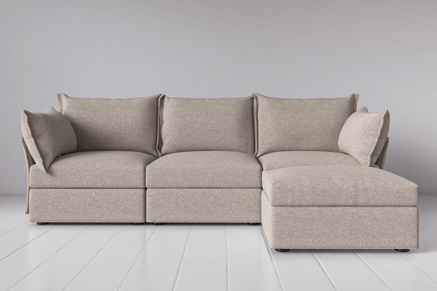 Canapé méridienne 3 places droit modèle 06