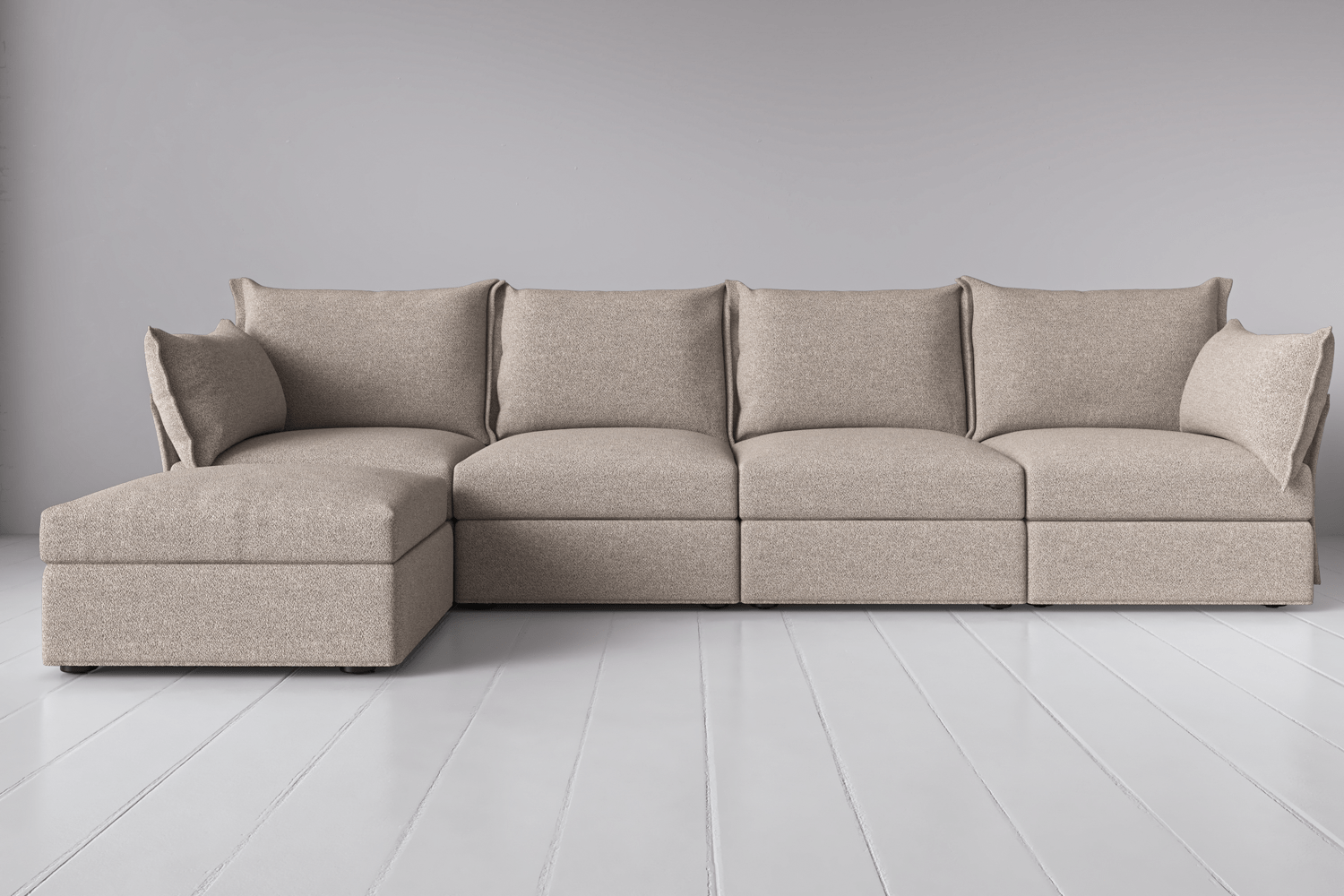 Canapé méridienne gauche 4 places modèle 06