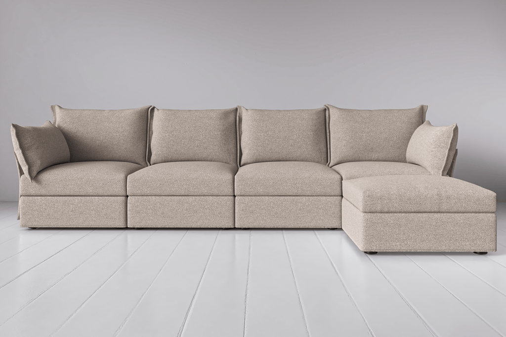 Canapé méridienne 4 places droit modèle 06