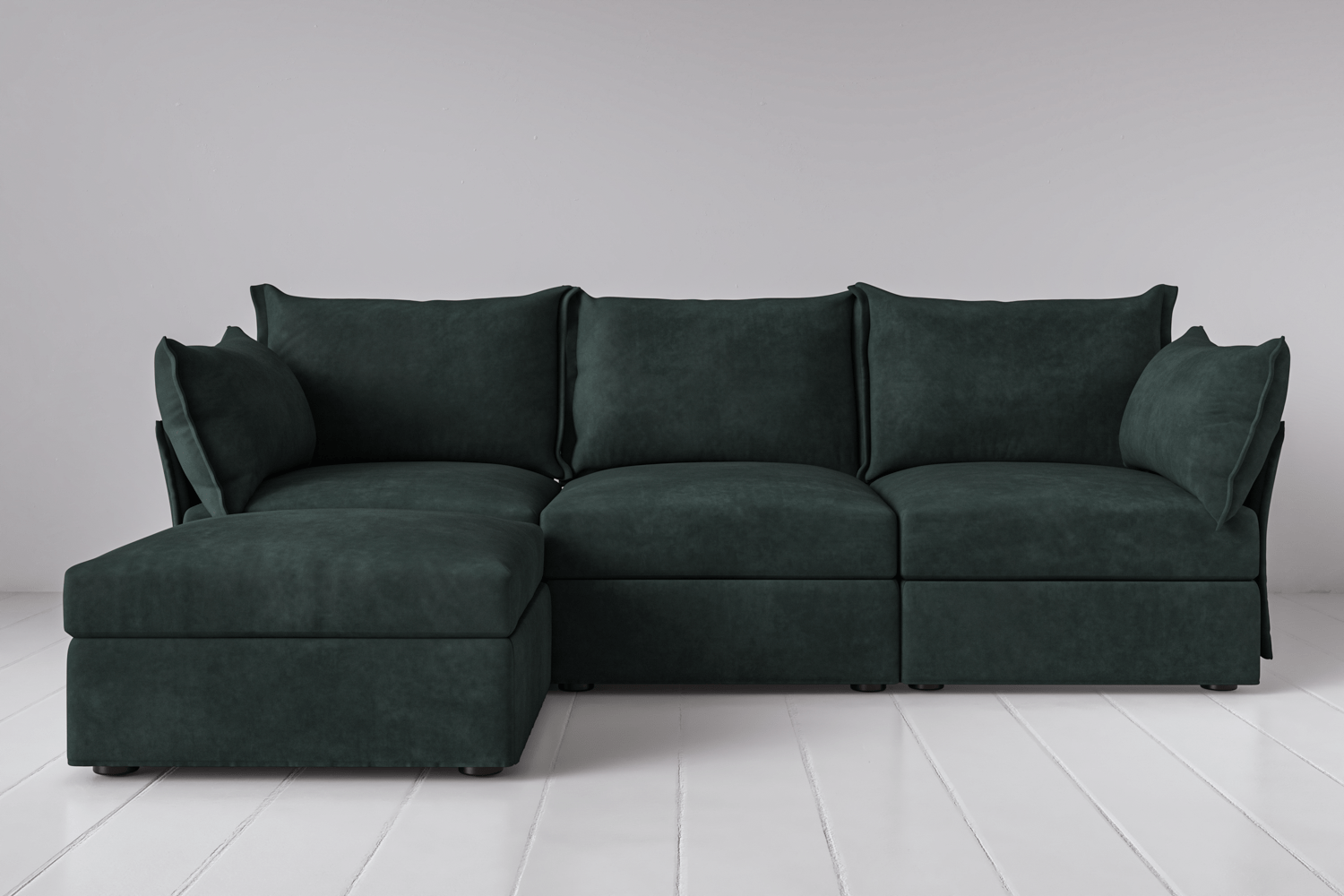 Canapé méridienne gauche 3 places modèle 06