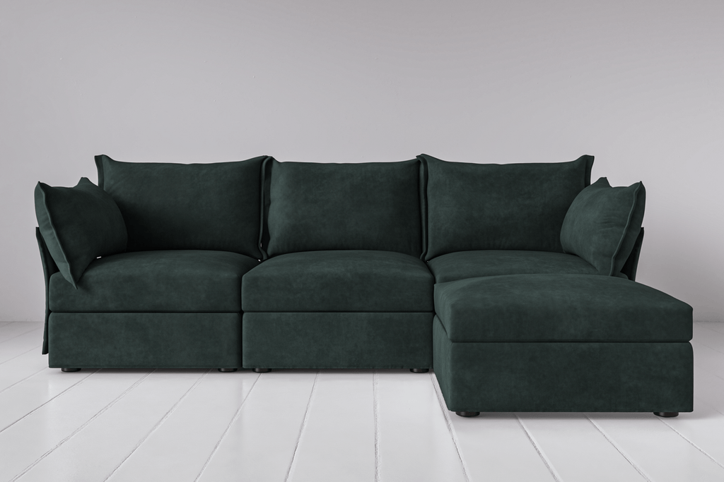 Canapé méridienne 3 places droit modèle 06