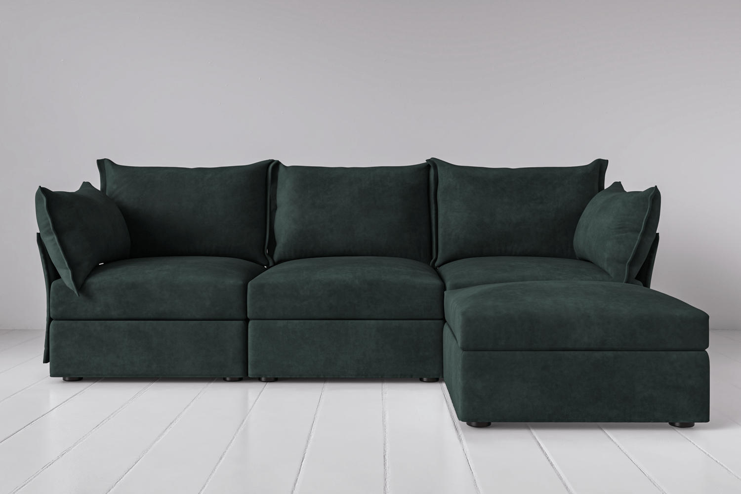 Canapé méridienne 3 places droit modèle 06