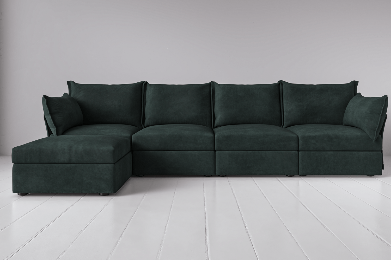 Canapé méridienne gauche 4 places modèle 06